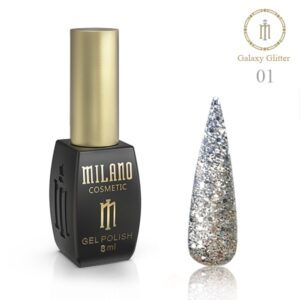 Гель Лак MILANO Galaxy Glitter 8 Мл № 01