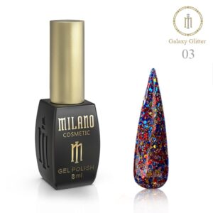 Гель Лак MILANO Galaxy Glitter 8 Мл № 03