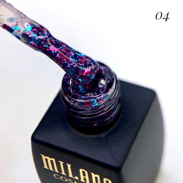 Гель Лак MILANO Galaxy Glitter 8 Мл № 04 - imagine 2