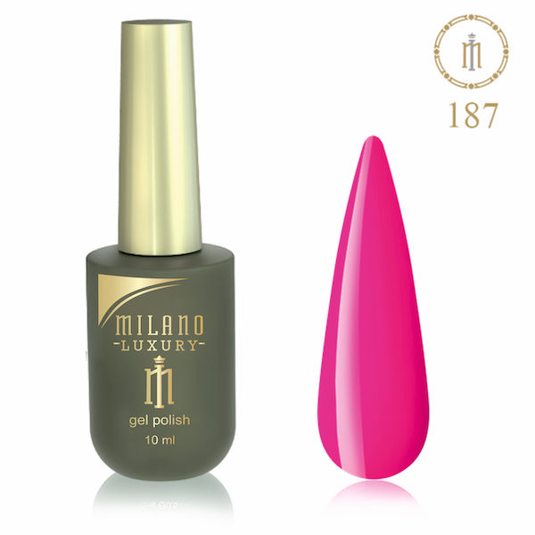 Gel-lac MILANO LUXURY 10ml № 187