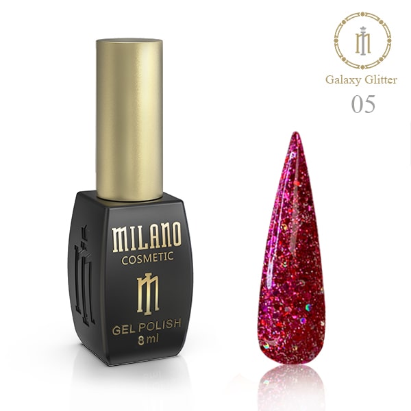 Гель Лак MILANO Galaxy Glitter 8 Мл № 05