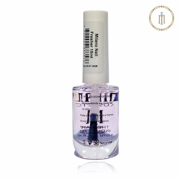 Обезжирювач нігтів MILANO 15 мл (Nail Fresher) - imagine 2