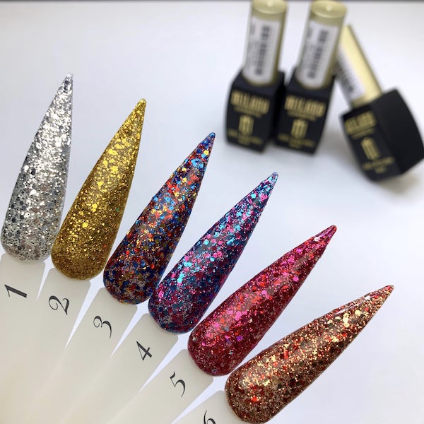 Гель Лак MILANO Galaxy Glitter 8 Мл № 06 - imagine 5