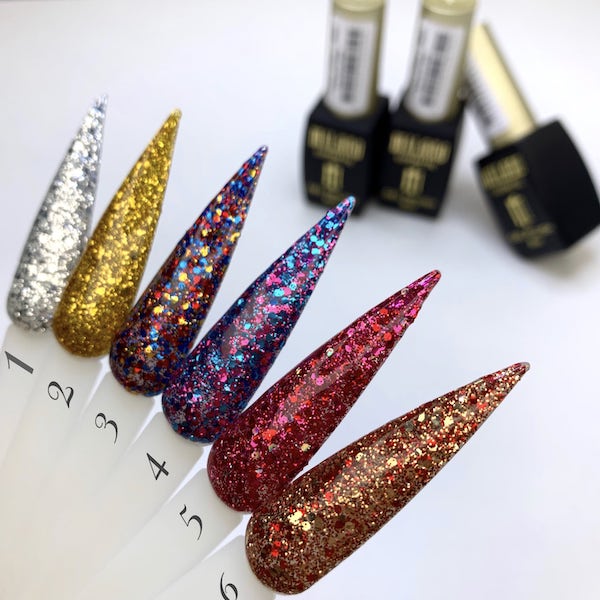 Гель Лак MILANO Galaxy Glitter 8 Мл № 02 - imagine 5