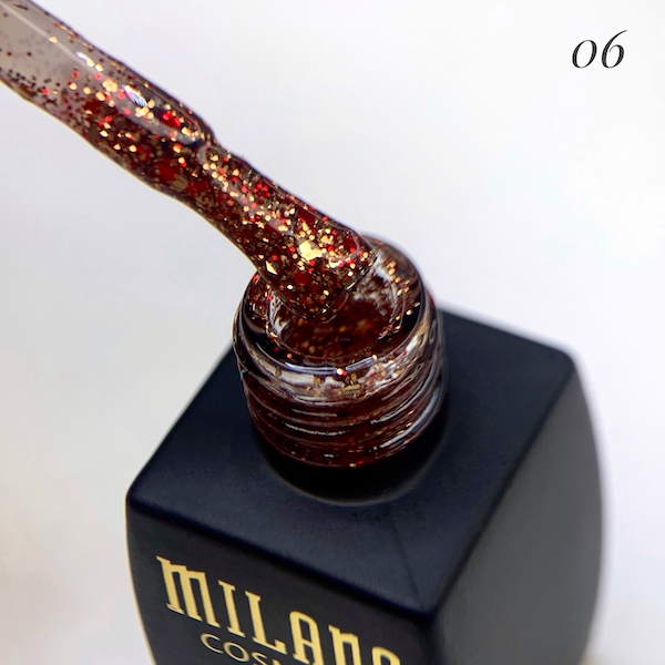 Гель Лак MILANO Galaxy Glitter 8 Мл № 06 - imagine 2