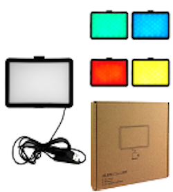 Лампа видеосвет LED | 16 cm 6" | 4 color filters | 120 Lights | USB | 12W,2V