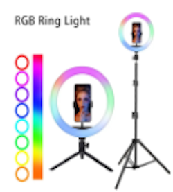 Лампа Кольцевая RGB LED | 36 cm 14" | 192 Lights | 39 RGB | MJ-36
