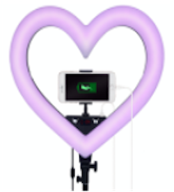 Heart Shaped Light RGB LED | 48 cm 19" | 268 Lights | 68 RGB | ZB-48