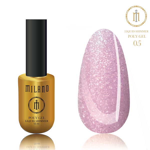 LIQUID SHIMMER POLY GEL № 05