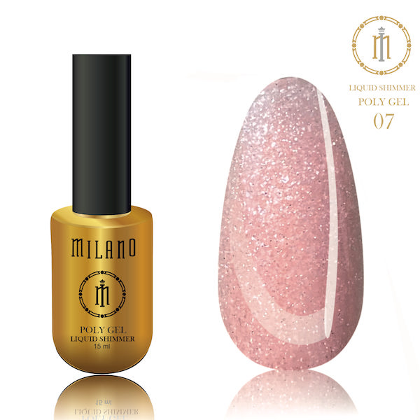 LIQUID SHIMMER POLY GEL № 07