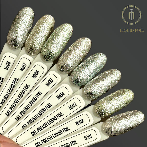 Gel Polish Liquid Foil № 2 - imagine 2