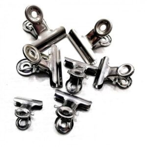 Small metal nail clip